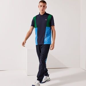 Men's Lacoste Sport Graphic Breathable And Resistant Piqué Polo Shirt new w tags
